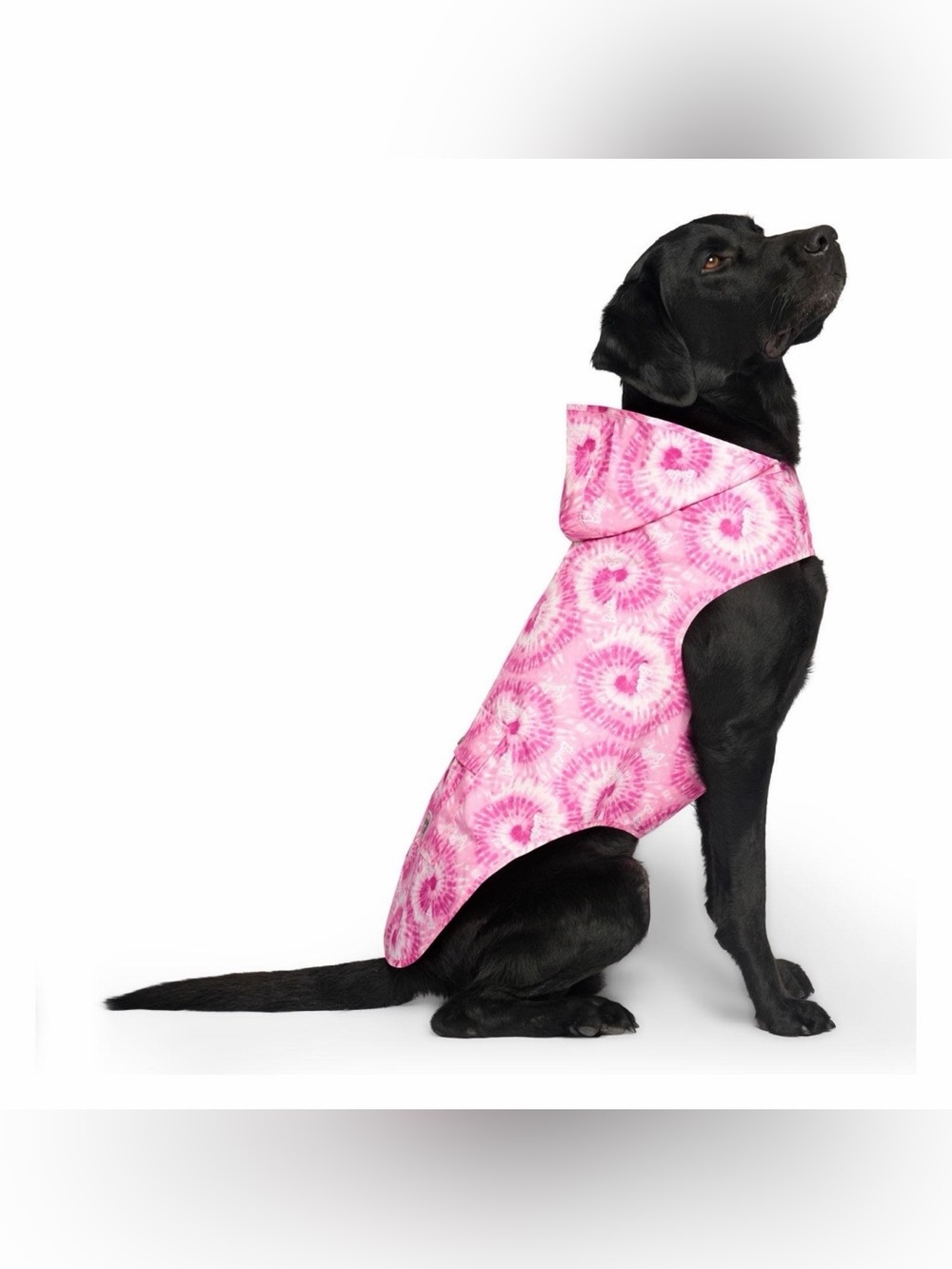 Canada Pooch Pink Tie-Dye Barbie Pick Me Dog Rain Poncho Jacket Size 16